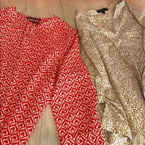 2 quarter sleeve blouses